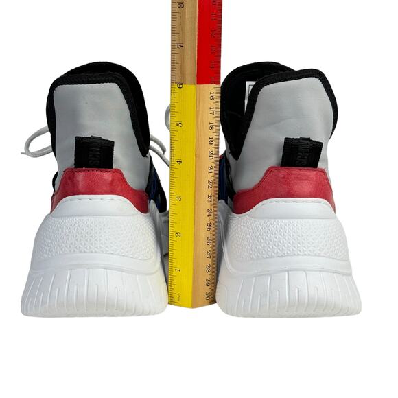 Schutz Anick Athletic Sneakers Chunky Women's SZ 10 NEW Boyfriend Platform Gray - Picture 8 of 13